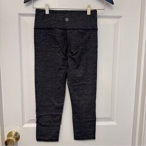 Athleta High-Rise Crop Leggings Women’s XS Charcoal Heather Gray Marled